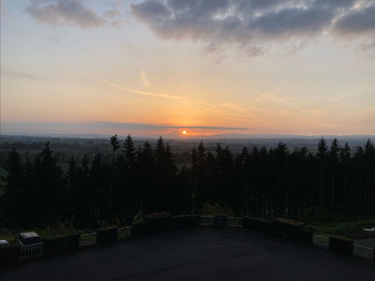 Sunrise over Mt. Hood.
