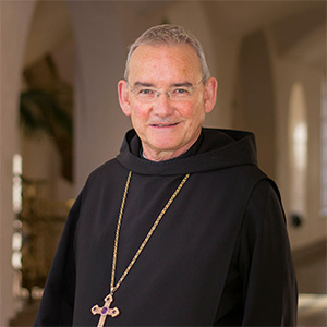 Photo of Abbot Jeremy Driscoll, OSB, 12th abbot of Mount Angel Abbey.