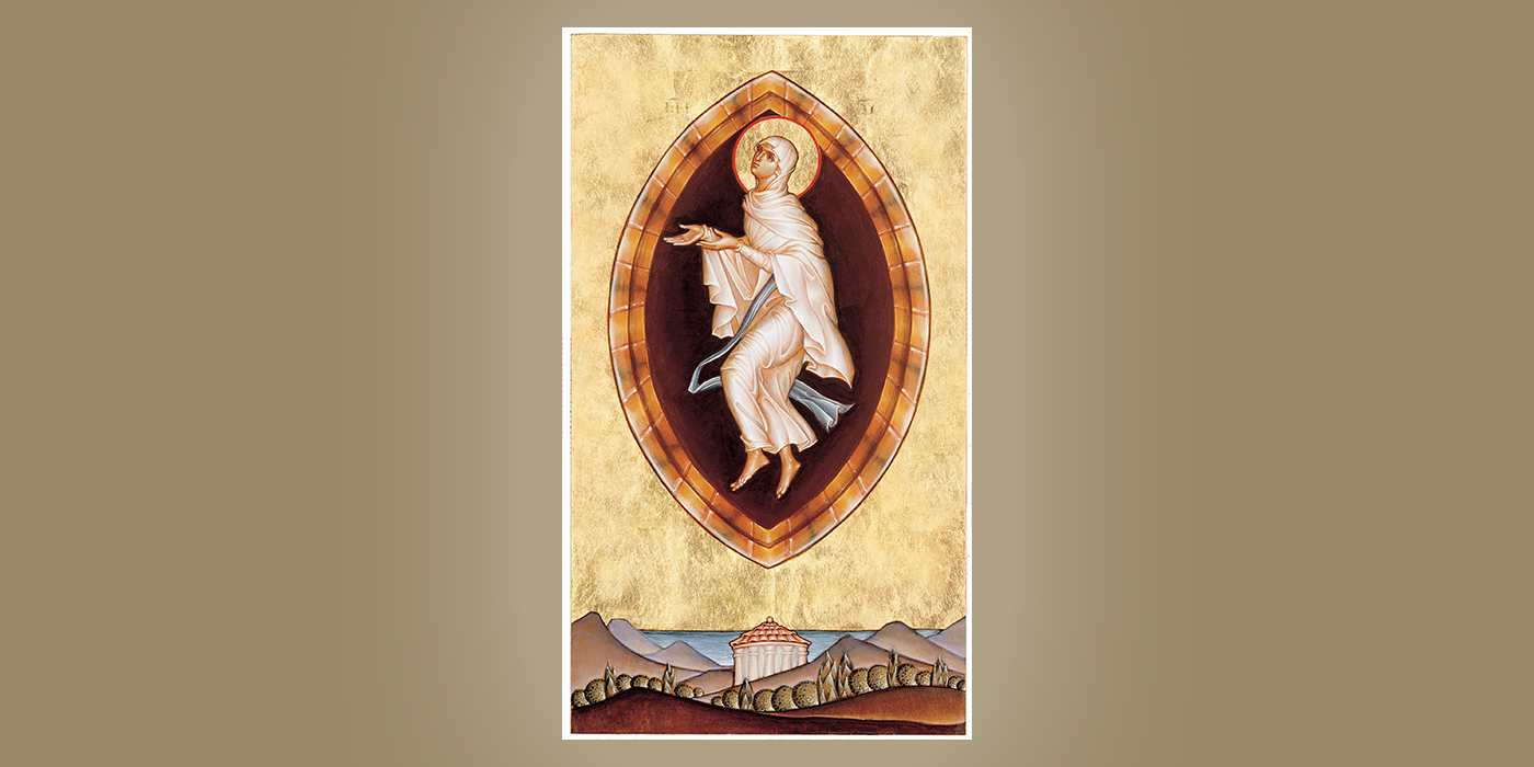 Assumption of Mary, by Br. Claude Lane, OSB