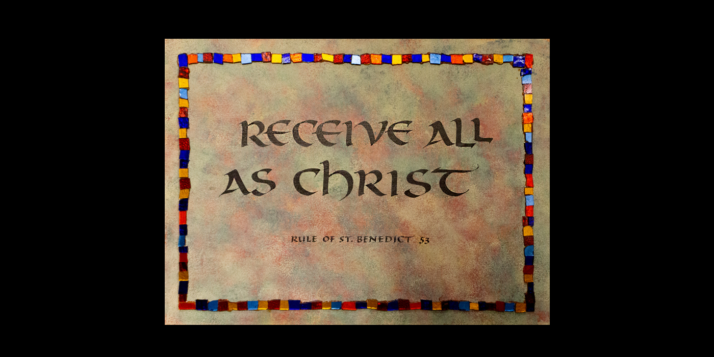 Receive all as Christ