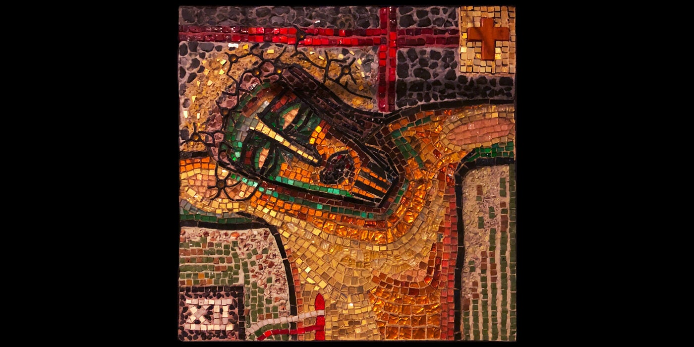 Gallery-Mosaic - Jesus Dies on the Cross