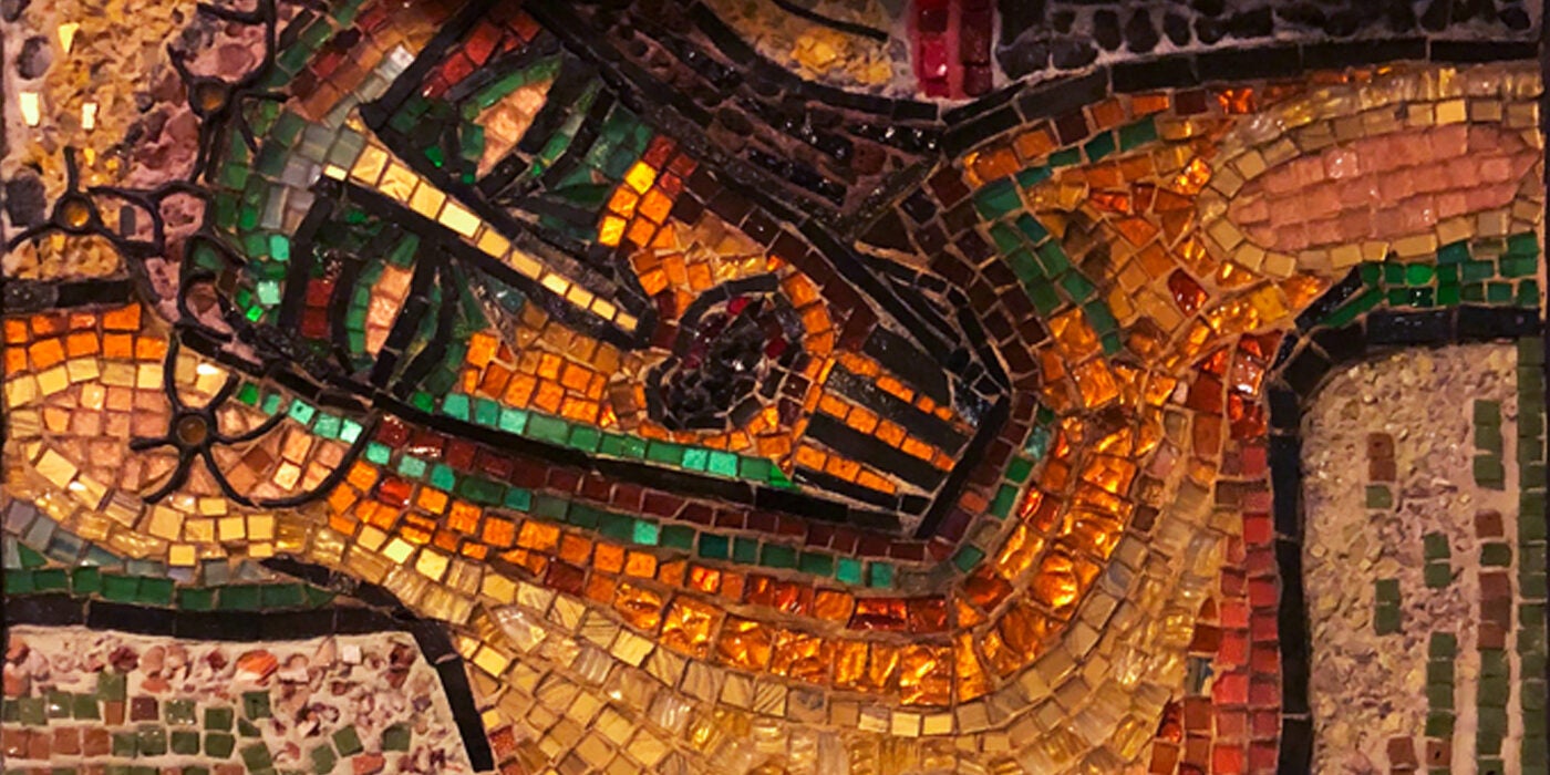 Gallery-Mosaic - Jesus Dies on the Cross Detail