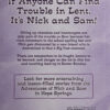 The Adventures of Nick & Sam #4 Trouble with Lent - Image 2
