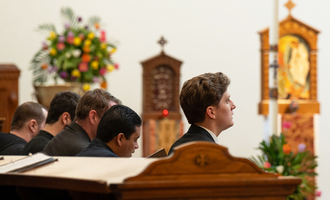 Meditation and contemplation form men into disciples of Christ in the discipleship stage of seminary formation.