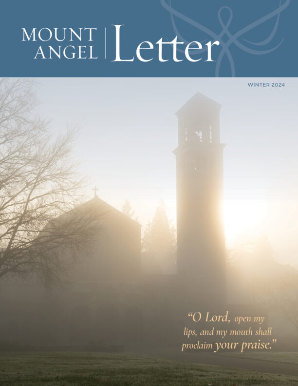 Mount Angel Letter Winter 2024 cover