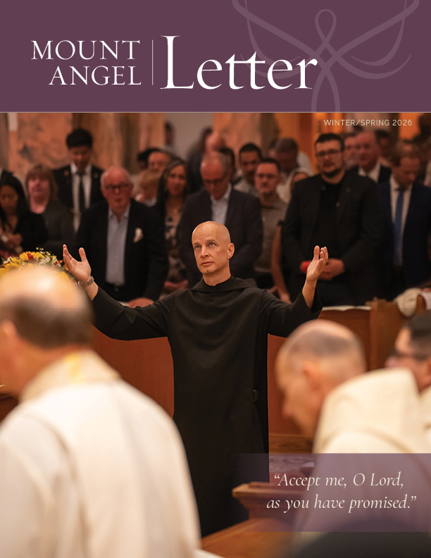 Mount Angel Letter Winter/Spring 2026 Cover