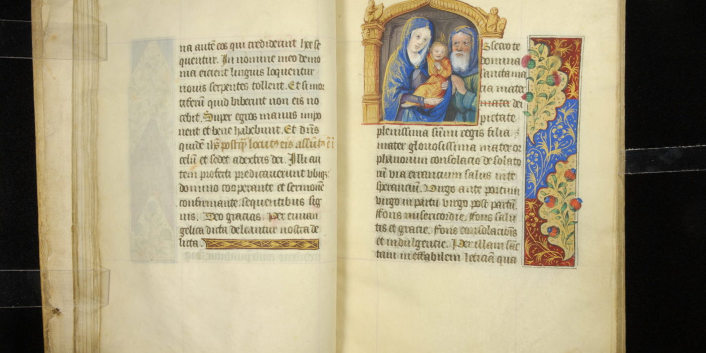 Manuscript 0029 Horae 019 Holy Family