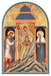 Icon of St. Henry and St. Frances of Rome