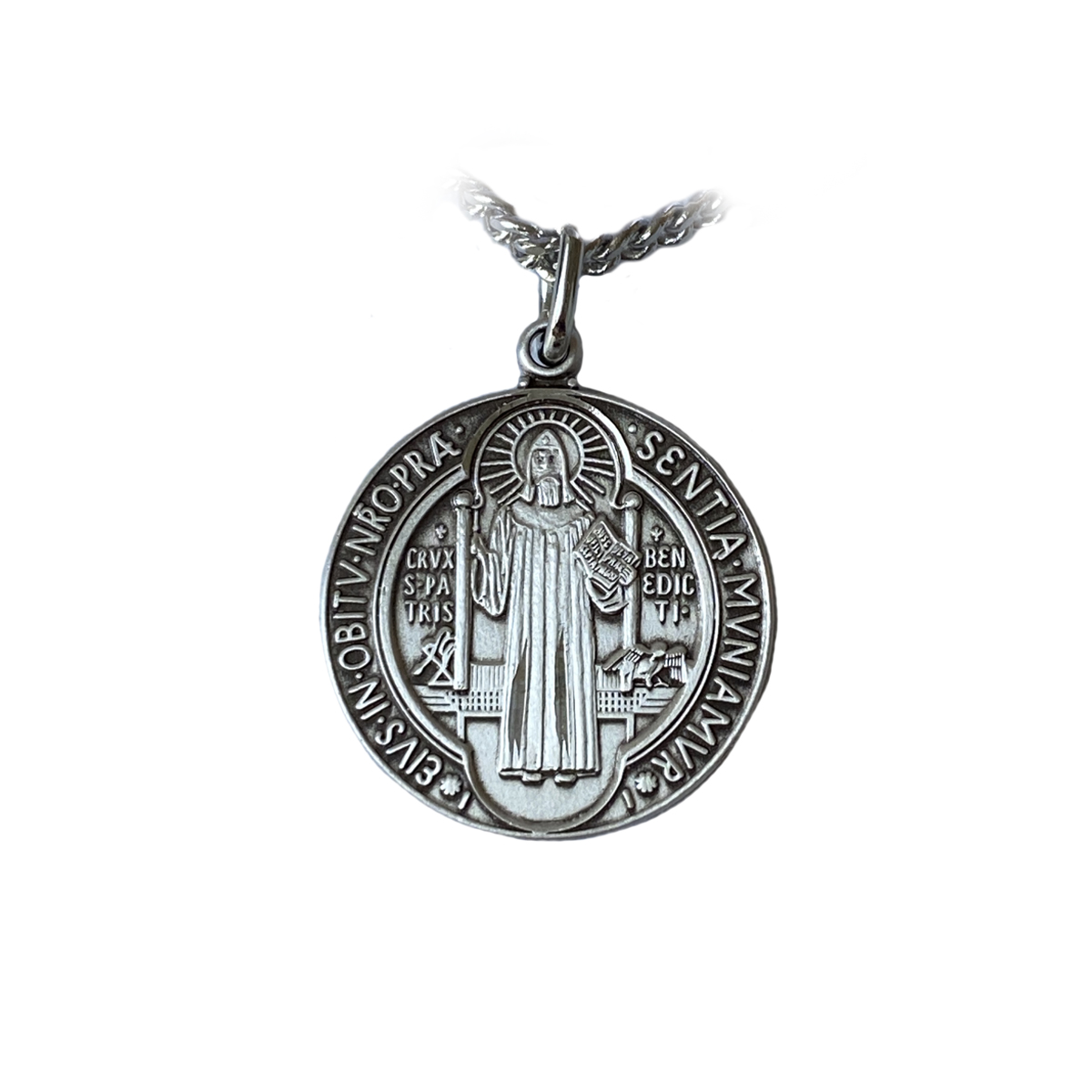 St. Benedict Medal Men's Necklace (LARGE) — WE ARE ALL SMITH