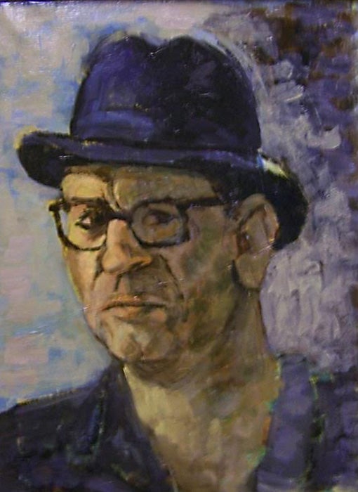 Self-Portrait with Opera Hat