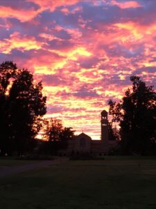 Nice sunrise on the morning of the first day of rain in many months, October 2022