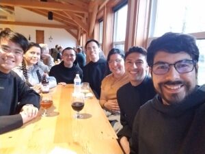 At the brewery