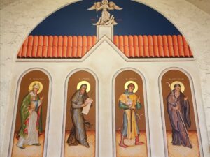 Blessed of Engelberg icon that hangs in the monastery refectory