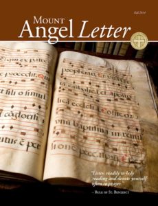 Mount Angel Letter autumn 2014 cover