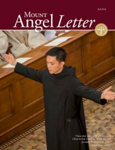 Mount Angel Letter autumn 2016 cover
