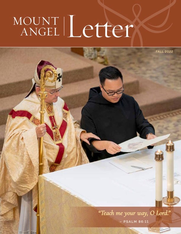 Mount Angel Letter Fall 2022 cover