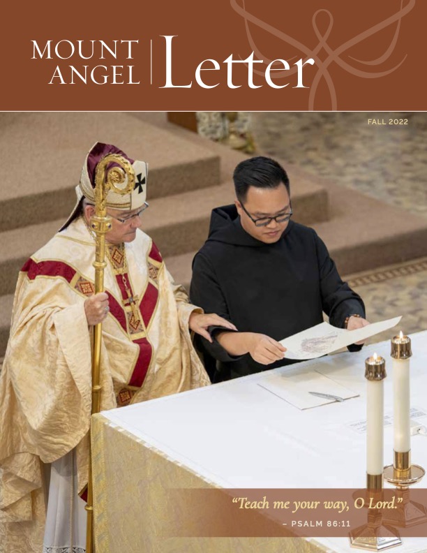 Mount Angel Letter cover Fall 2022