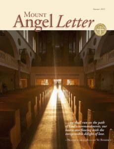Mount Angel Letter summer 2015 cover