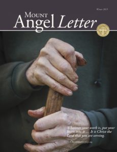 Mount Angel Letter winter 2015 cover