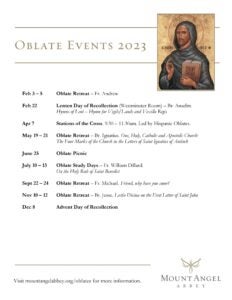 Oblate Events 2023