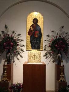 The Blessed Sacrament beautifully adorned
