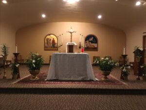 Triduum 2023 empty tabernacle