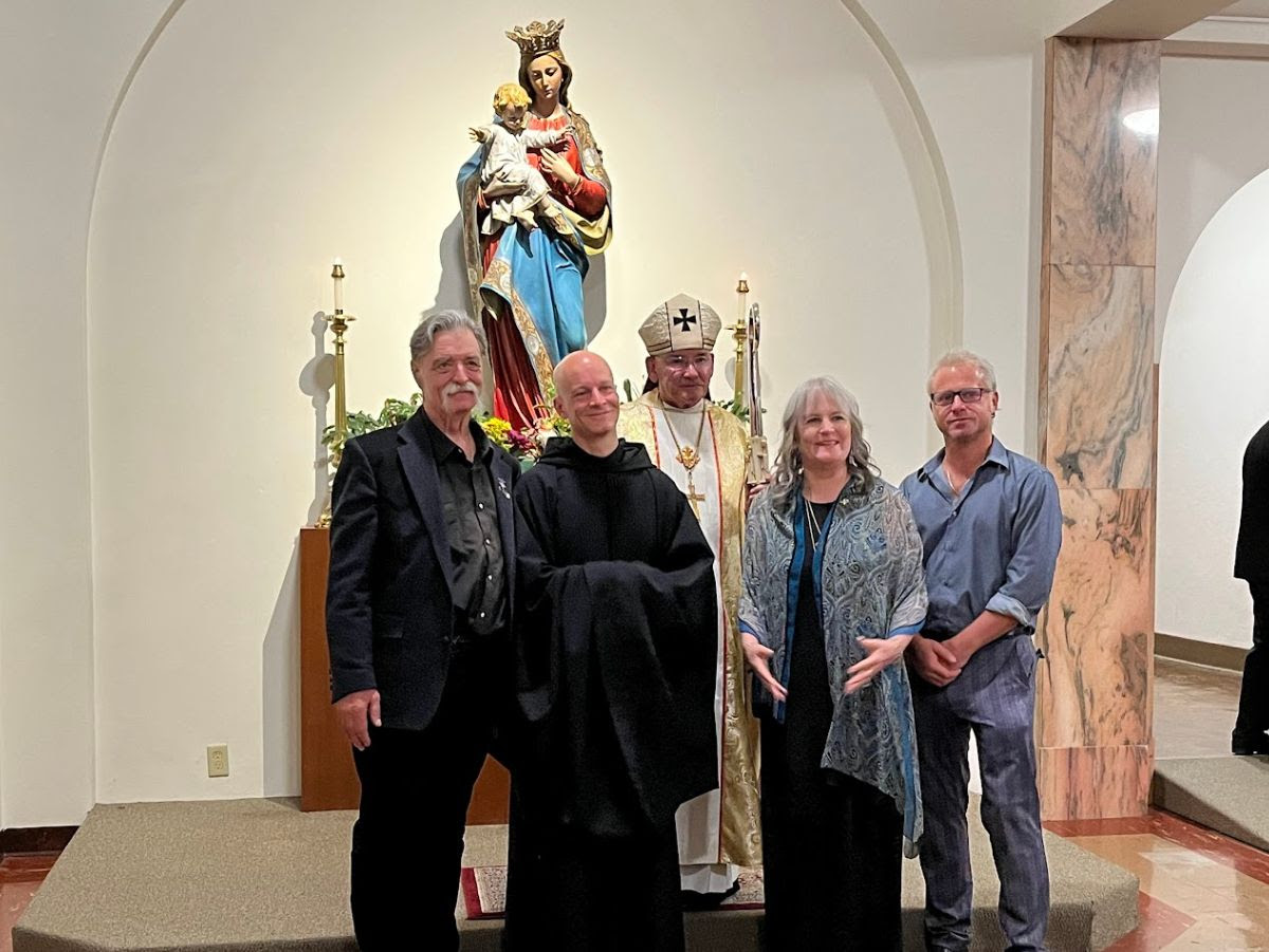 Fr. Michael and his family after solemn profession