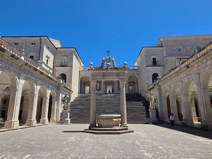 Courtyard of Monte Cassino