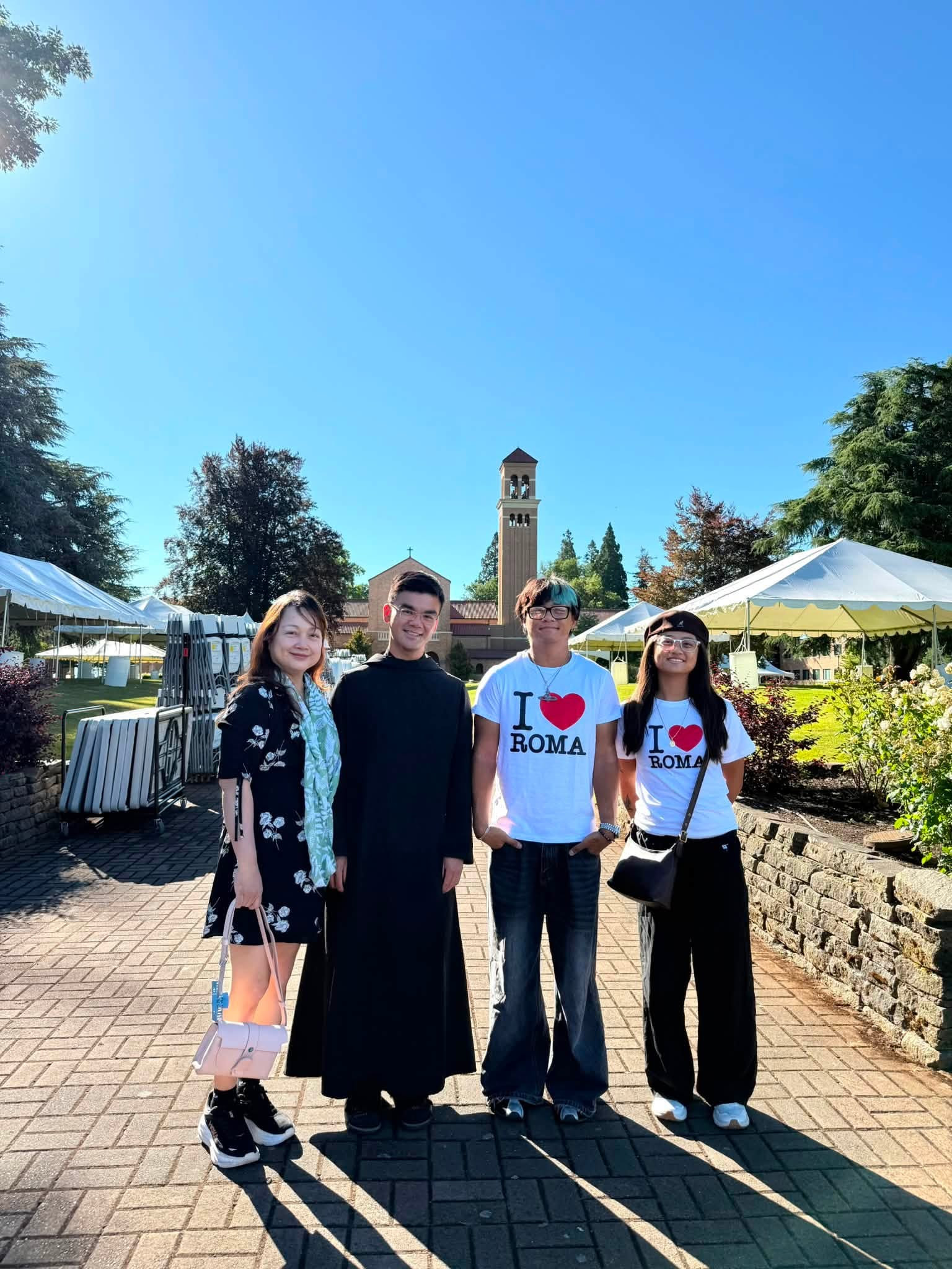 Fr. Anselm and his family