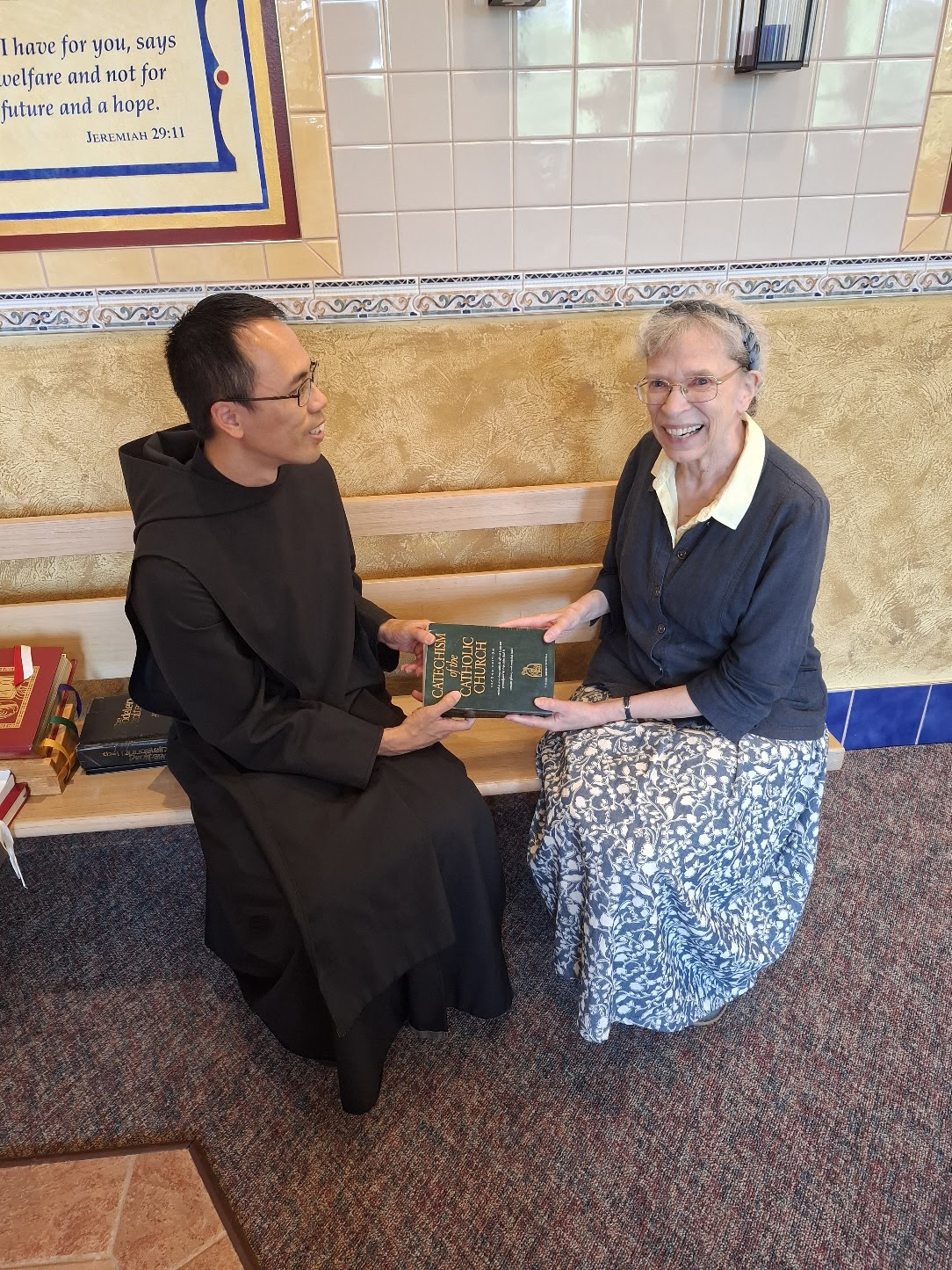 Fr. John Paul and Dr. Caroline Farey