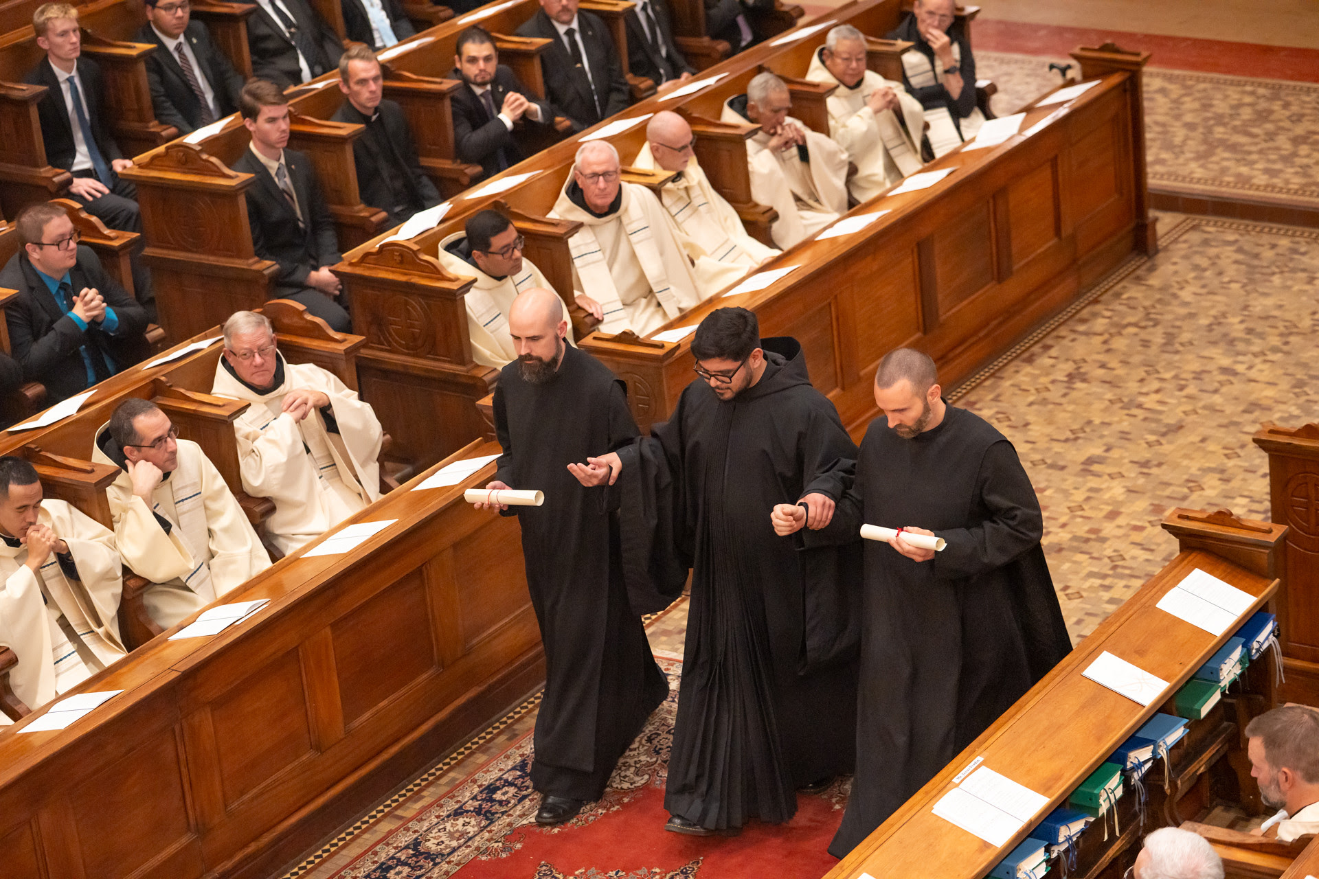 Fr. Israel leads novices