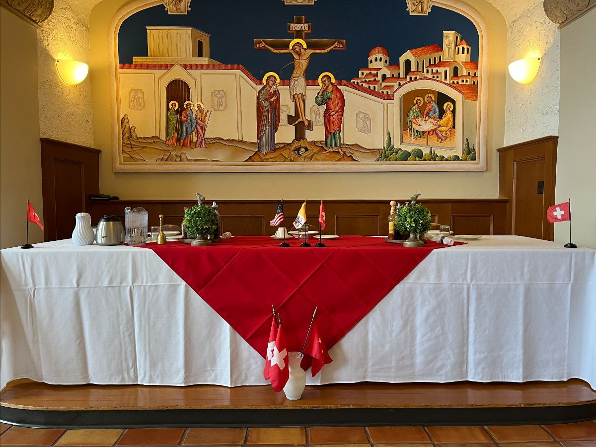 Foundation Day in the refectory.