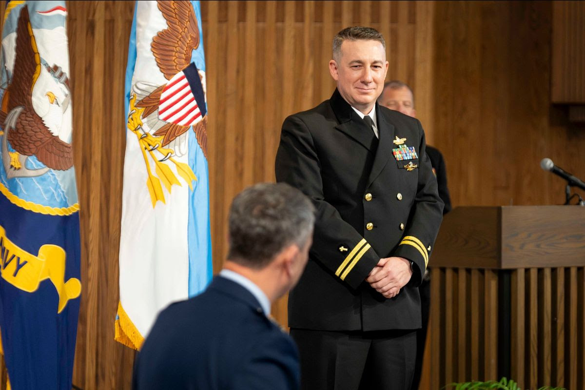 Fr. Basil at promotion ceremony