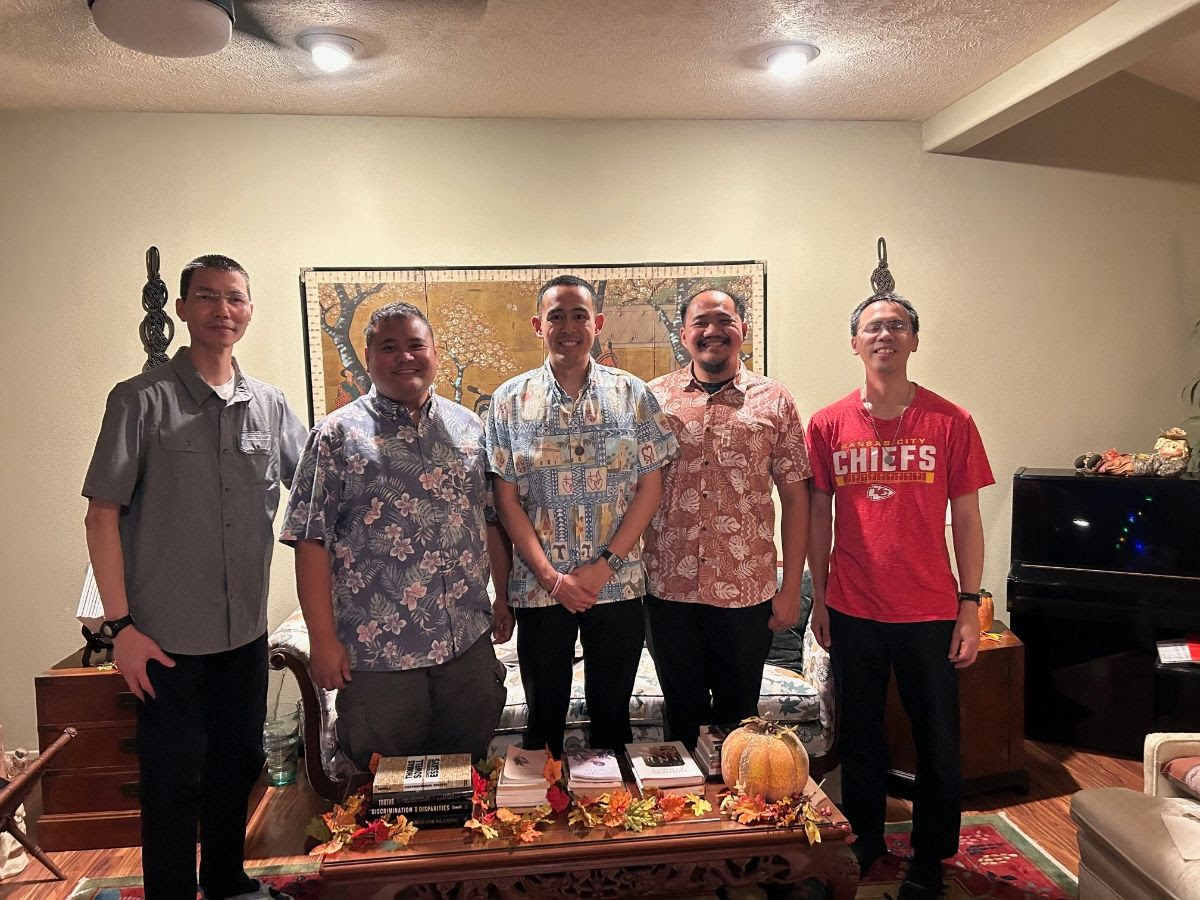 With Mount Angel alumni in Honolulu