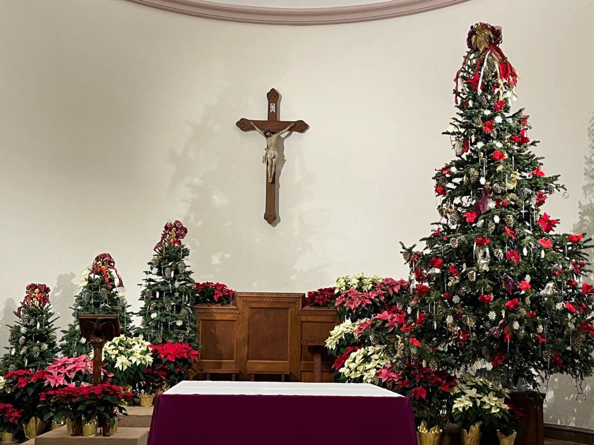 Abbey church Christmas