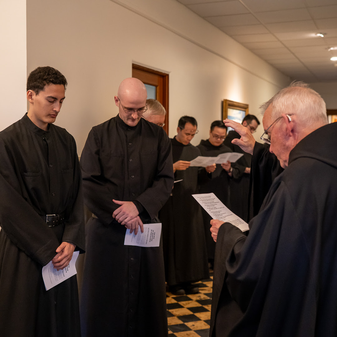 Blessing of new postulants 2026