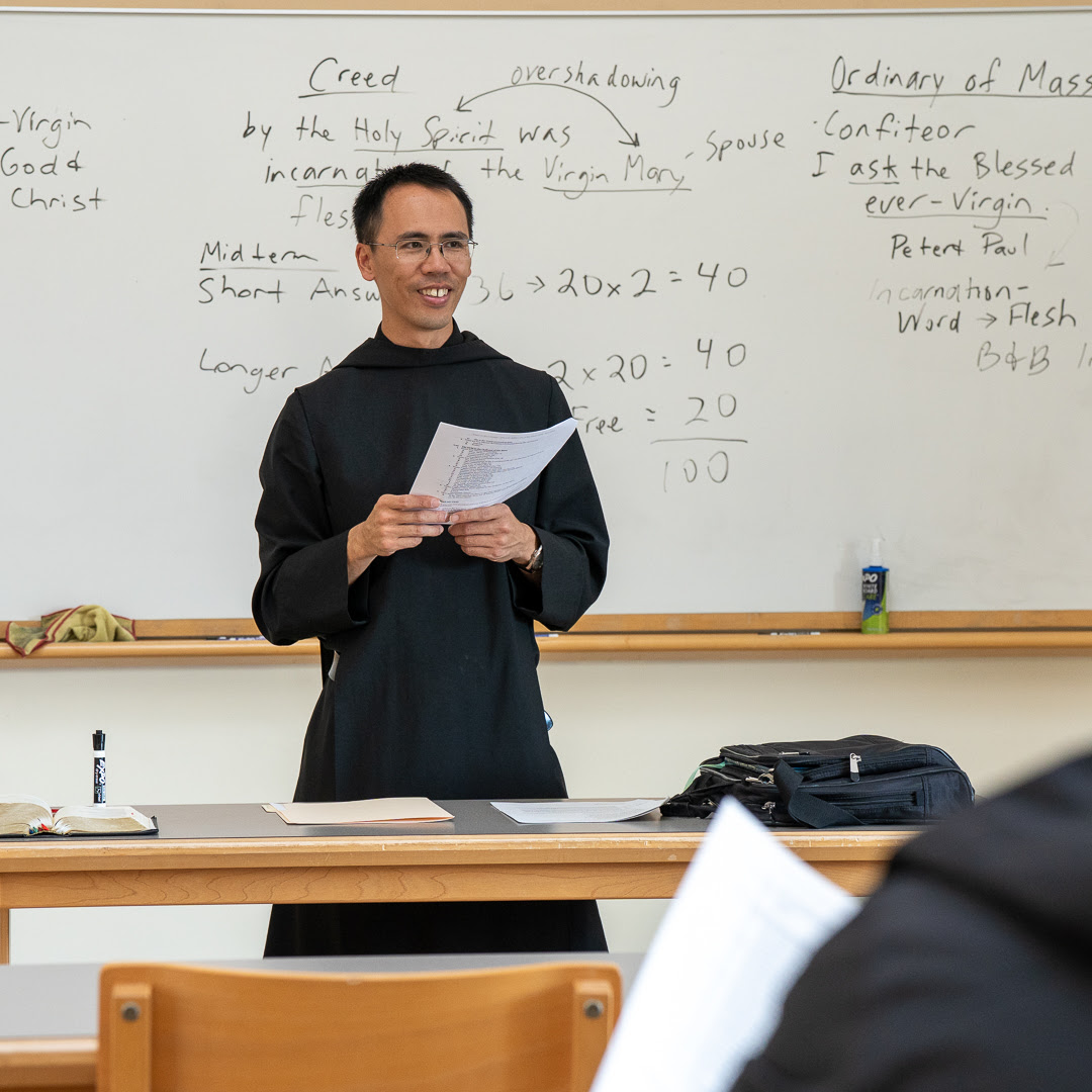 Fr. John Paul teaching