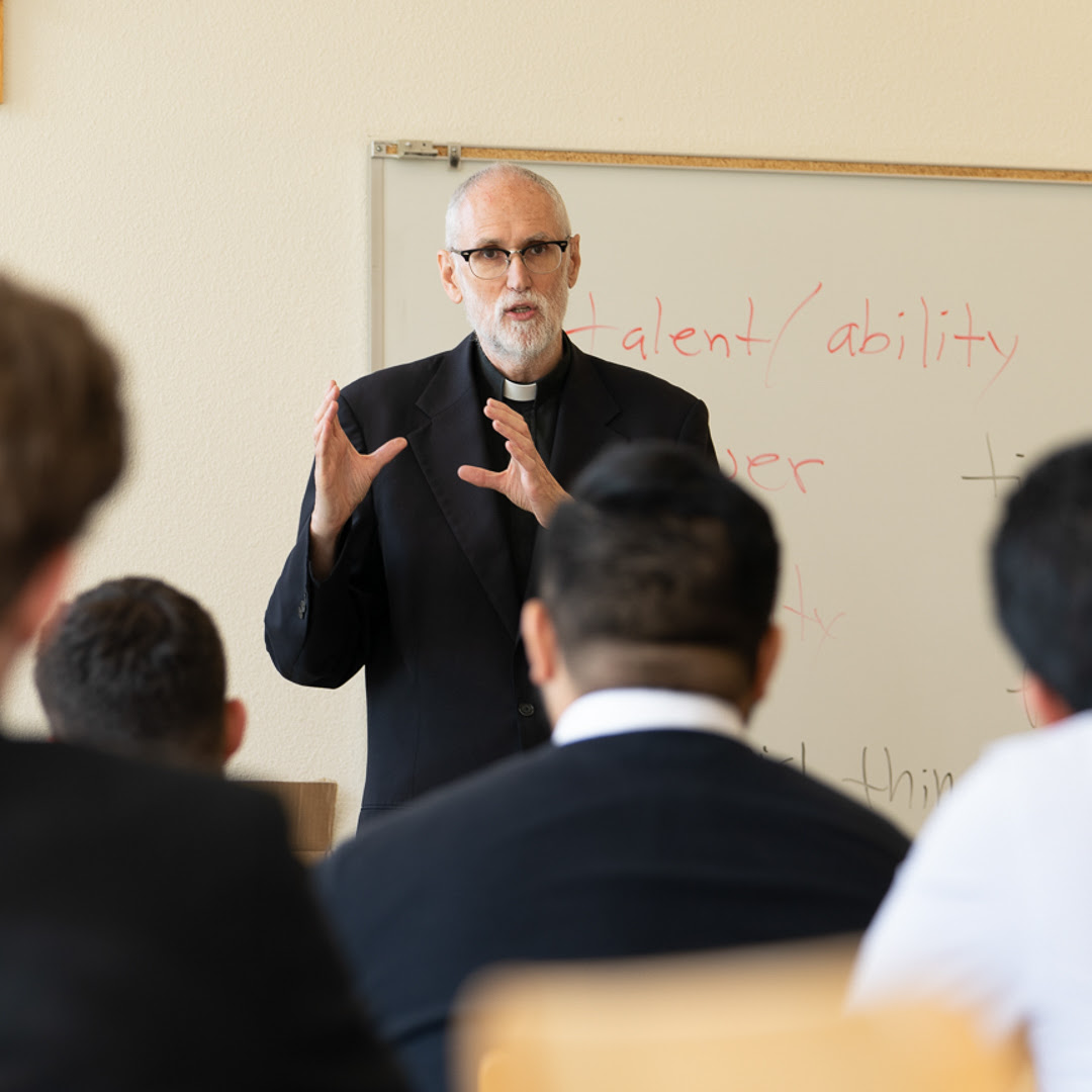 Fr. William Dillard teaching